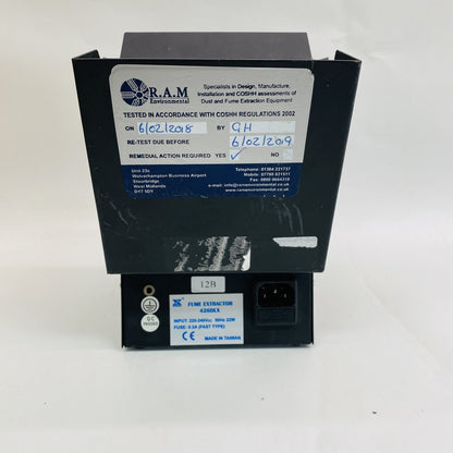426DLX Fume Extractor Unit with Filter - Solder Smoke Extractor