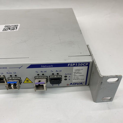 ADVA FSP150CP 1U Optical Network Router High-Speed Data Management Rackmount