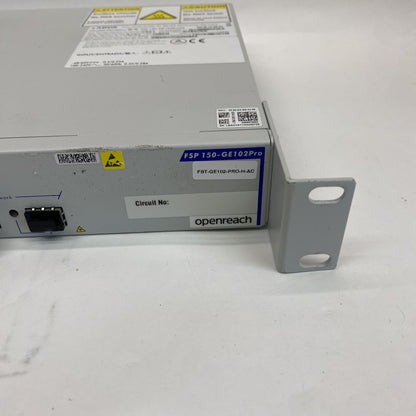 Professional Ethernet Switch SFP RJ45 MGMT Rackmount ADVA FSP150-GE102Pro