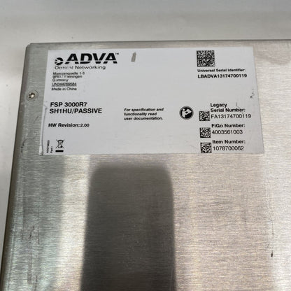 ADVA Telecom FSP3000R7 Passive Optical Module 1U DWDM LC SFP Unit