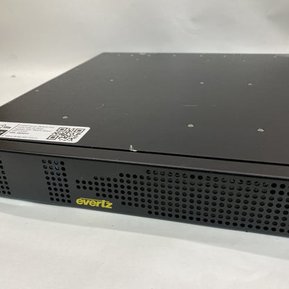 Broadcast Multiframe 7801FR SDI Ethernet Genlock Evertz Rack 2xPS 7801FC