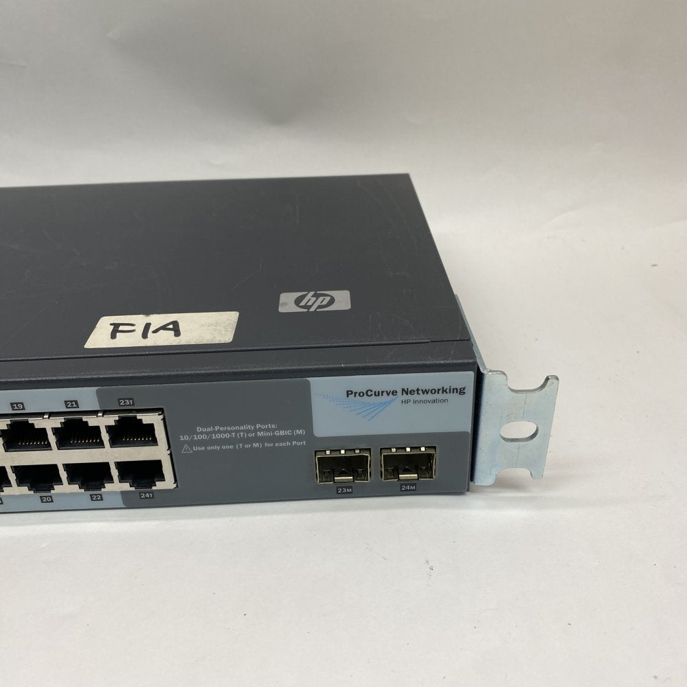 Professional Gigabit Ethernet Switch 24 RJ45 SFP HP ProCurve 1400-24G Rack-Mount