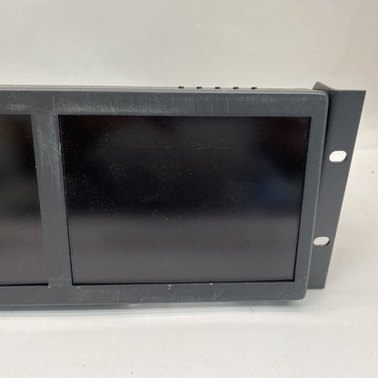 Vutrix 3-Channel HD-SDI Rackmount LCD Monitor Broadcast UK GPI Control