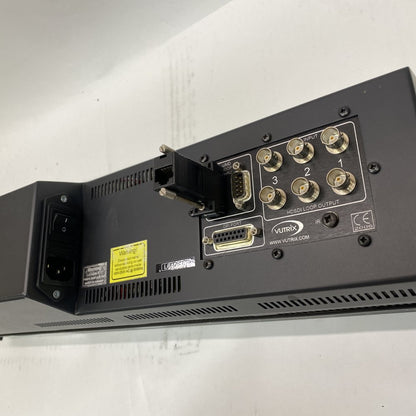 Vutrix 3-Channel HD-SDI Rackmount LCD Monitor Broadcast UK GPI Control