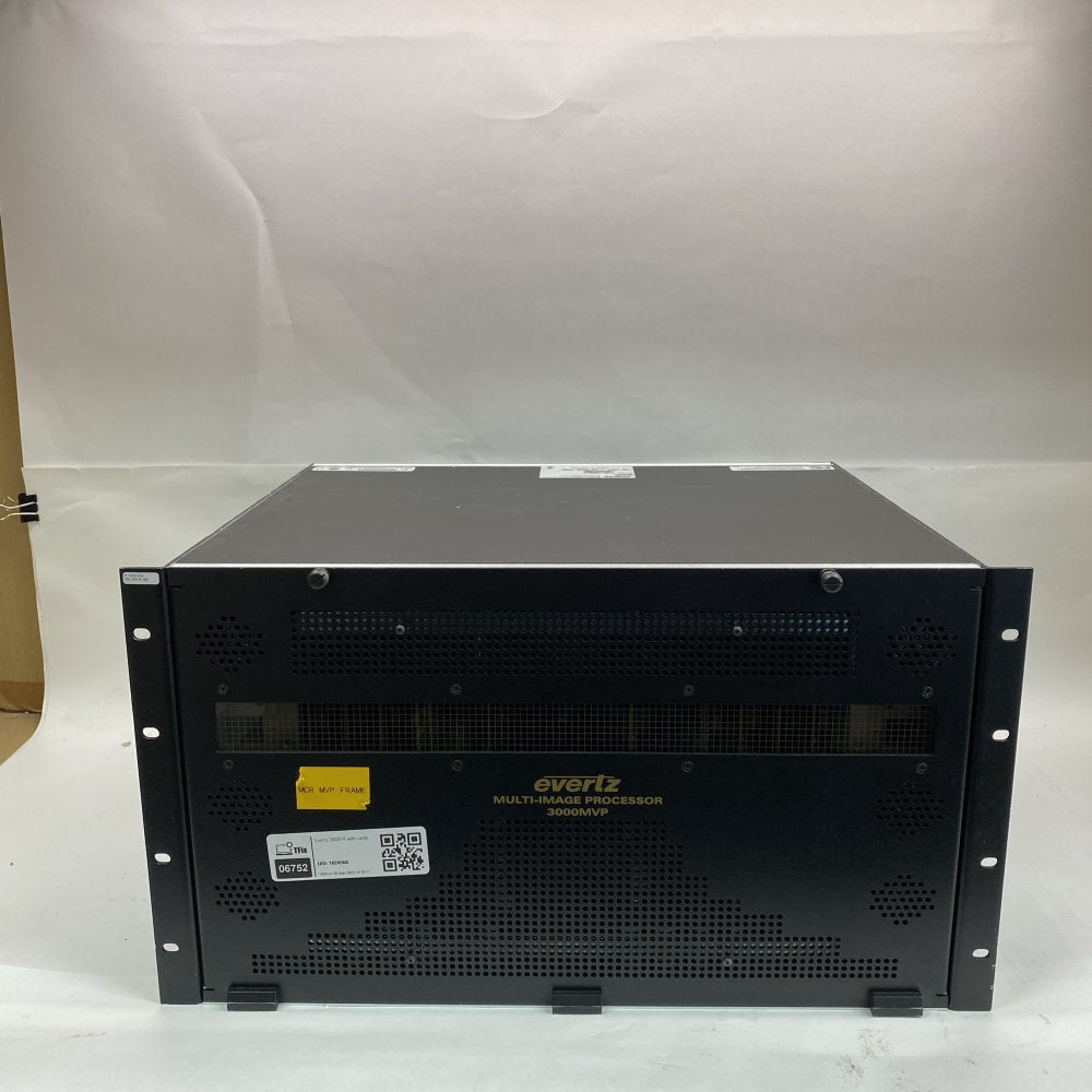 Evertz 3000FR Modular Broadcast Frame System Rack-Mount Professional