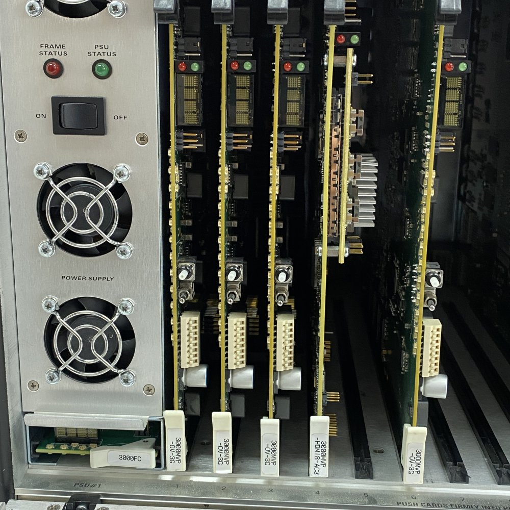 Broadcast Frame System Evertz 3000FR Modular Rack-Mount Multiple Configurations