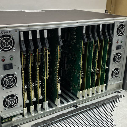 Broadcast Frame System Evertz 3000FR Modular Rack-Mount Multiple Configurations
