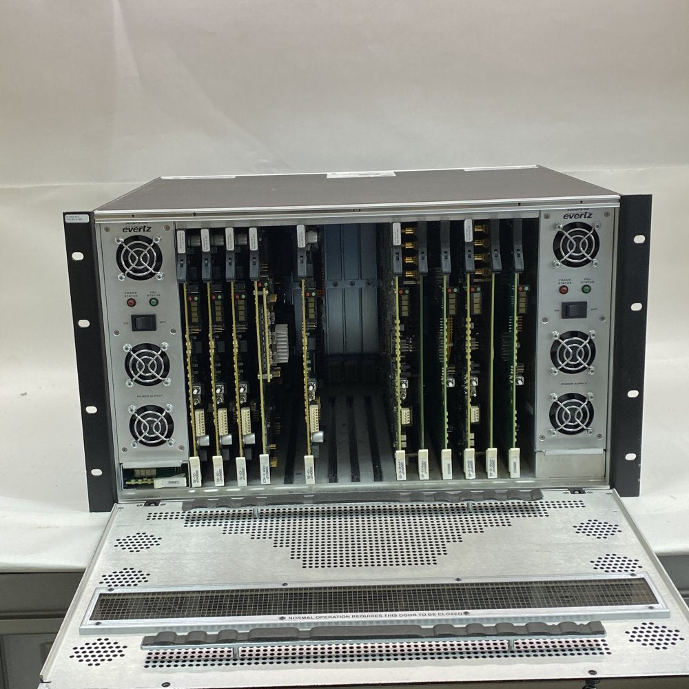 Broadcast Frame System Evertz 3000FR Modular Rack-Mount Multiple Configurations