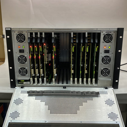 Broadcast Frame System Evertz 3000FR Modular Rack-Mount Multiple Configurations