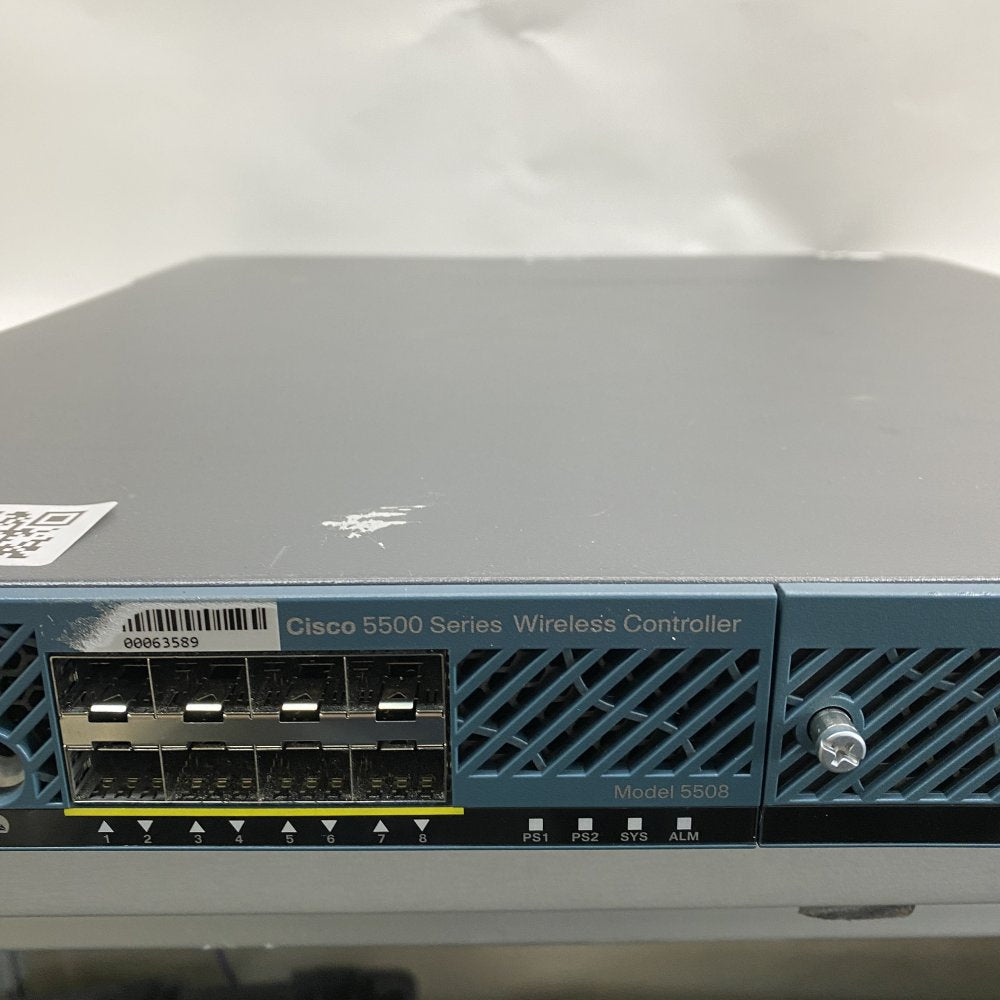 Cisco AIR-CT5508-K9 Wireless Controller 1U Rack 8Gbps 500 AP Support