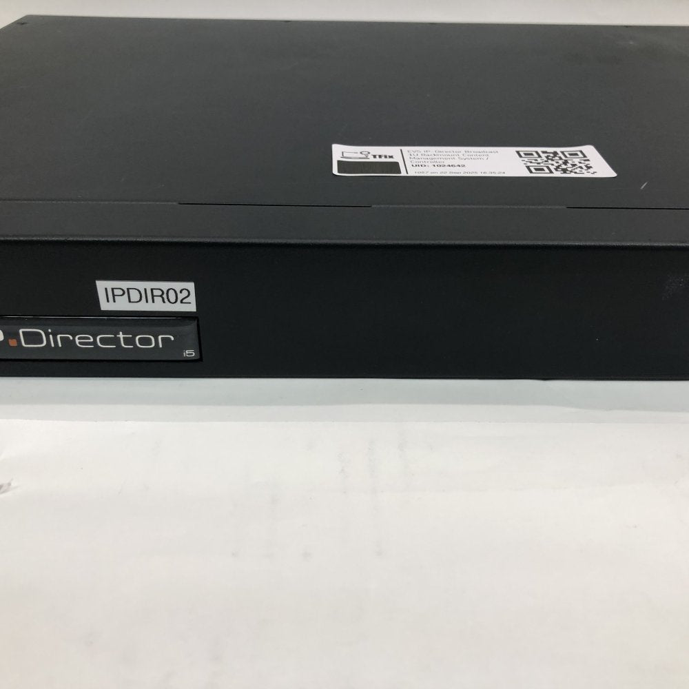 EVS IP-Director 1U Broadcast Controller SDI Ethernet Rackmount Reliable