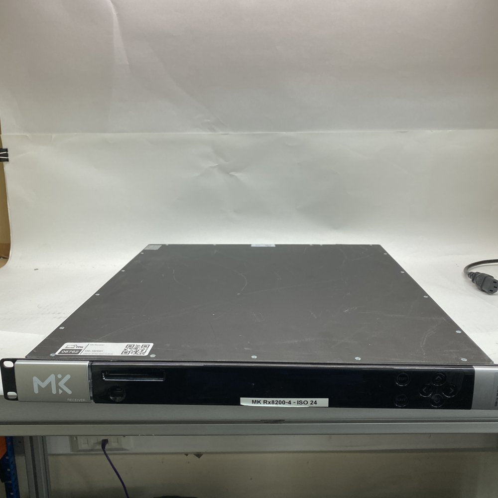 Broadcast Wireless RF Receiver Rack-Mount USB MiniUSB MK Rx8200-4 ISO24