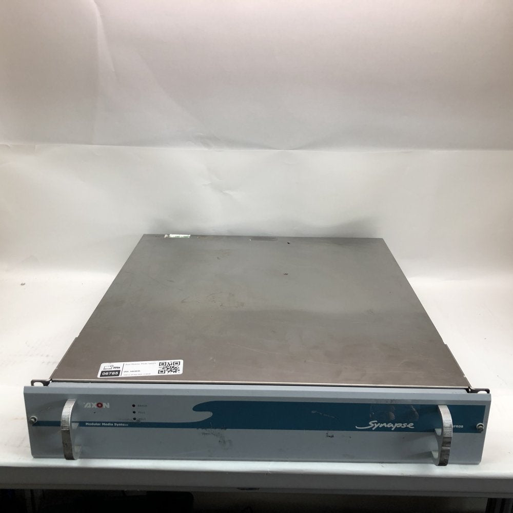 Broadcast Media System Axon Synapse SFR08 Ethernet USB BNC 8-Slot Rack