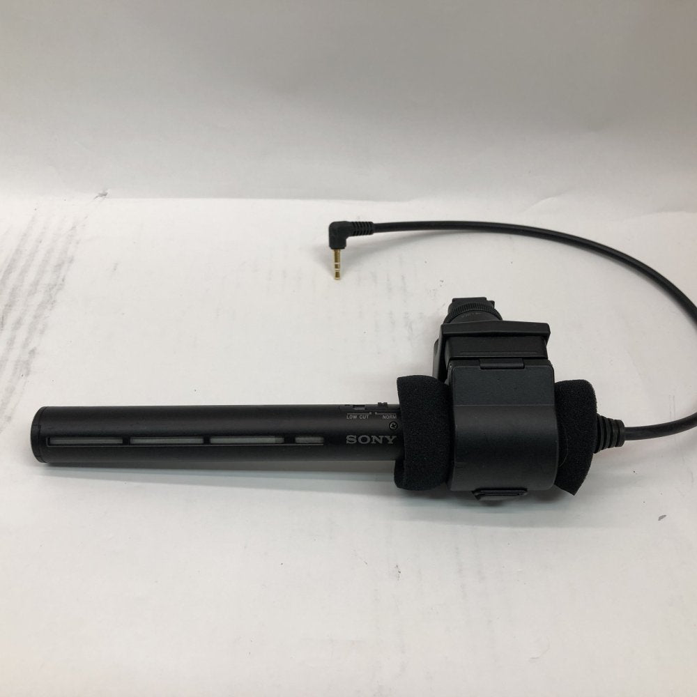 Sony Shotgun Mic 3.5mm TRS Hotshoe Low Cut Portable Directional Audio