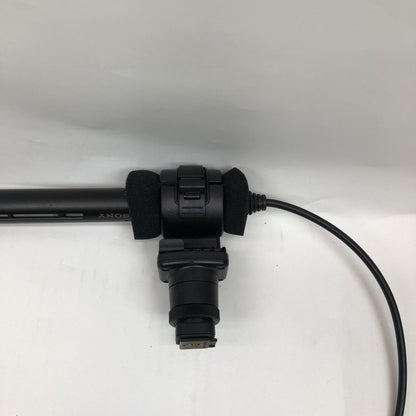 Sony Shotgun Mic 3.5mm TRS Hotshoe Low Cut Portable Directional Audio