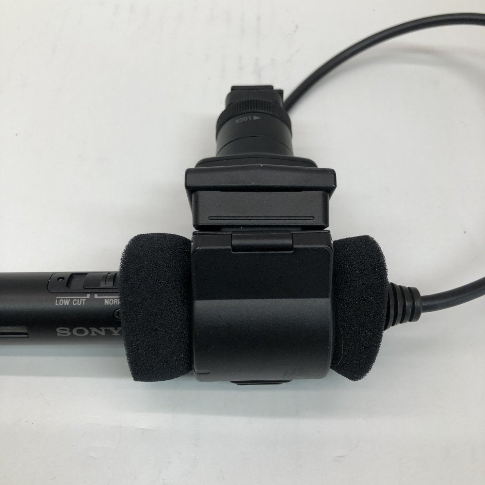 Sony Shotgun Mic 3.5mm TRS Hotshoe Low Cut Portable Directional Audio