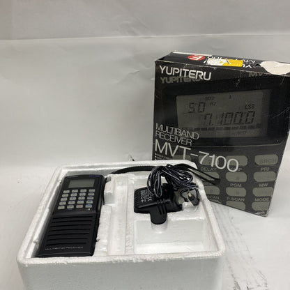 Handheld Multiband Receiver FM AM VHF UHF Yupiteru MVT-7100 DC12V Portable