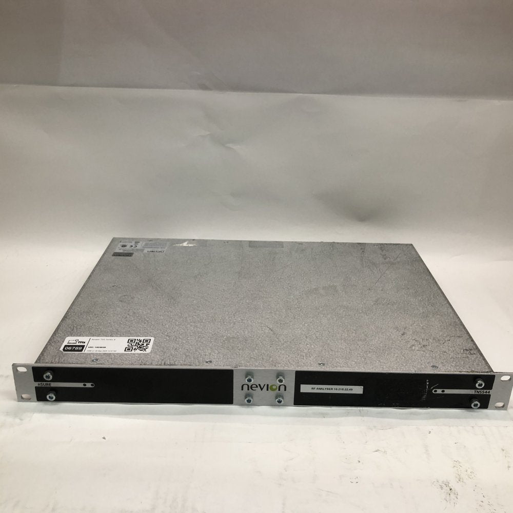 Broadcast RF Analyser Nevion TVG1 BNC Ethernet SFP RS232 1PPS 10MHz Rackmount