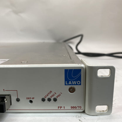 Broadcast MADI SDI IP Audio Processor Lawo FP1 986/70 V_pro8 LAN USB Rackmount