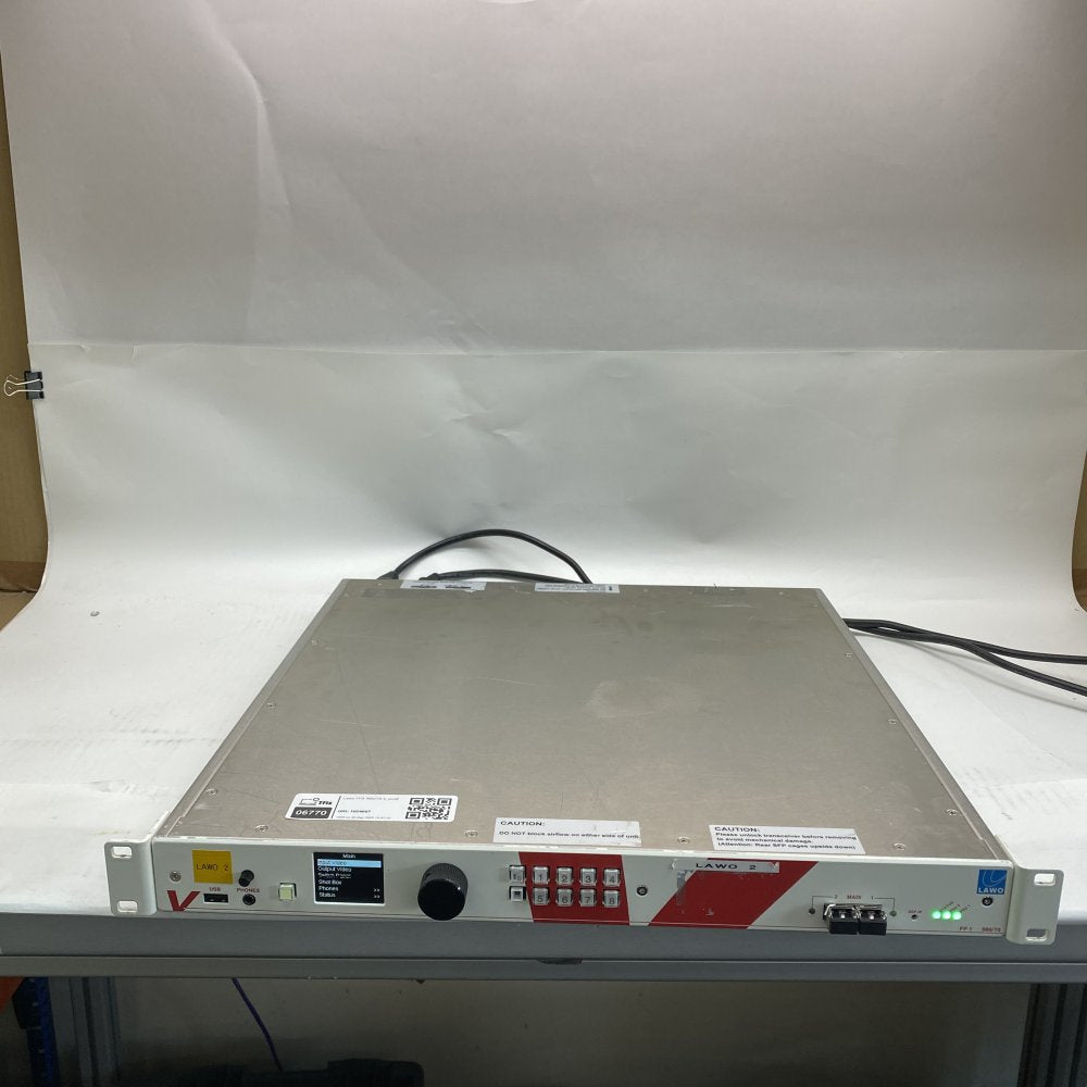 Broadcast MADI SDI IP Audio Processor Lawo FP1 986/70 V_pro8 LAN USB Rackmount