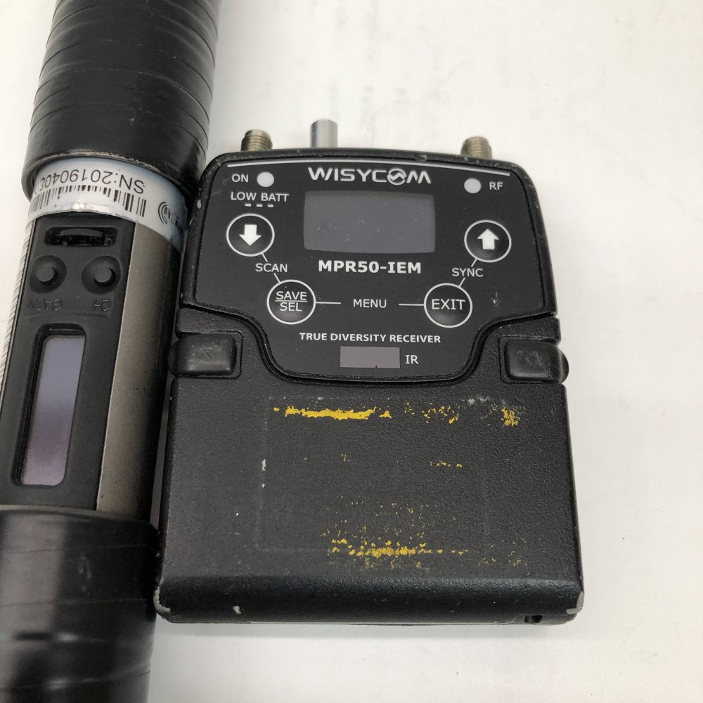Broadcast Wireless Mic Dynamic Wisycom MTH400 Handheld 470-870MHz