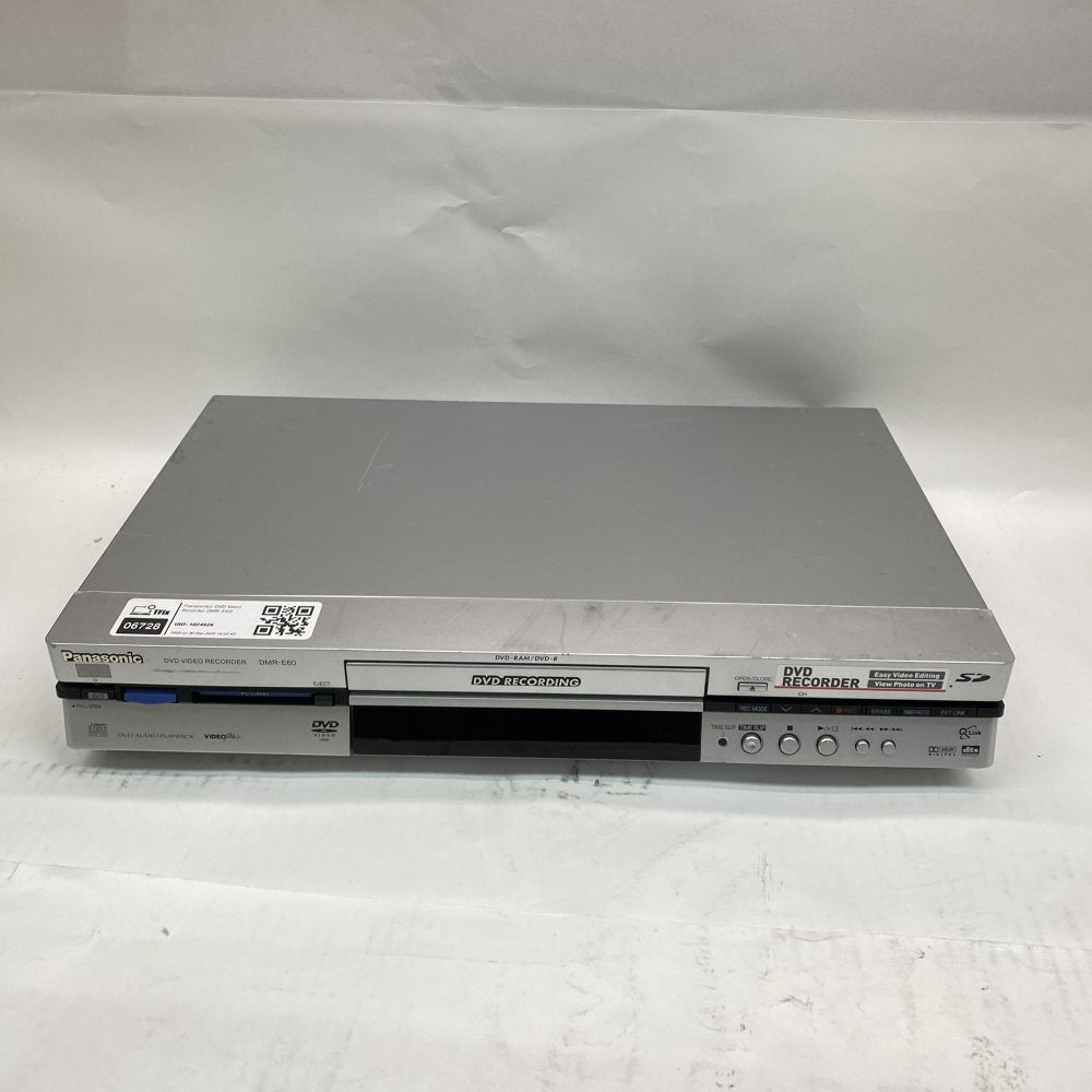 Panasonic DMR E60 DVD Recorder Multi-Region SD SCART Durable Design