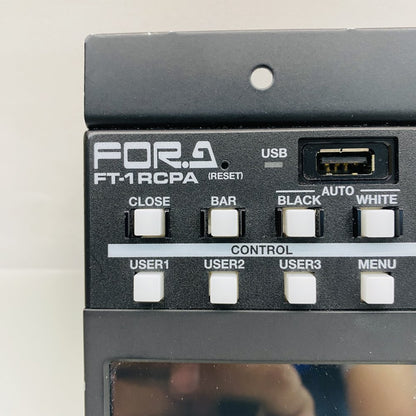 FOR-A FT-1RCPA Remote Control Panel USB Ethernet XLR LCD Broadcast Pro