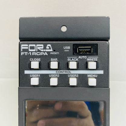 Broadcast Remote Camera Control Panel USB Ethernet XLR FOR-A FT-1RCPA LCD