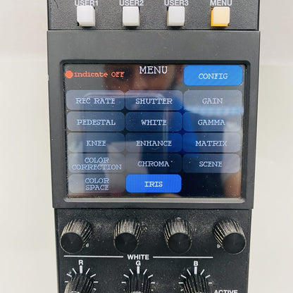 Broadcast Remote Camera Control Panel USB Ethernet XLR FOR-A FT-1RCPA LCD