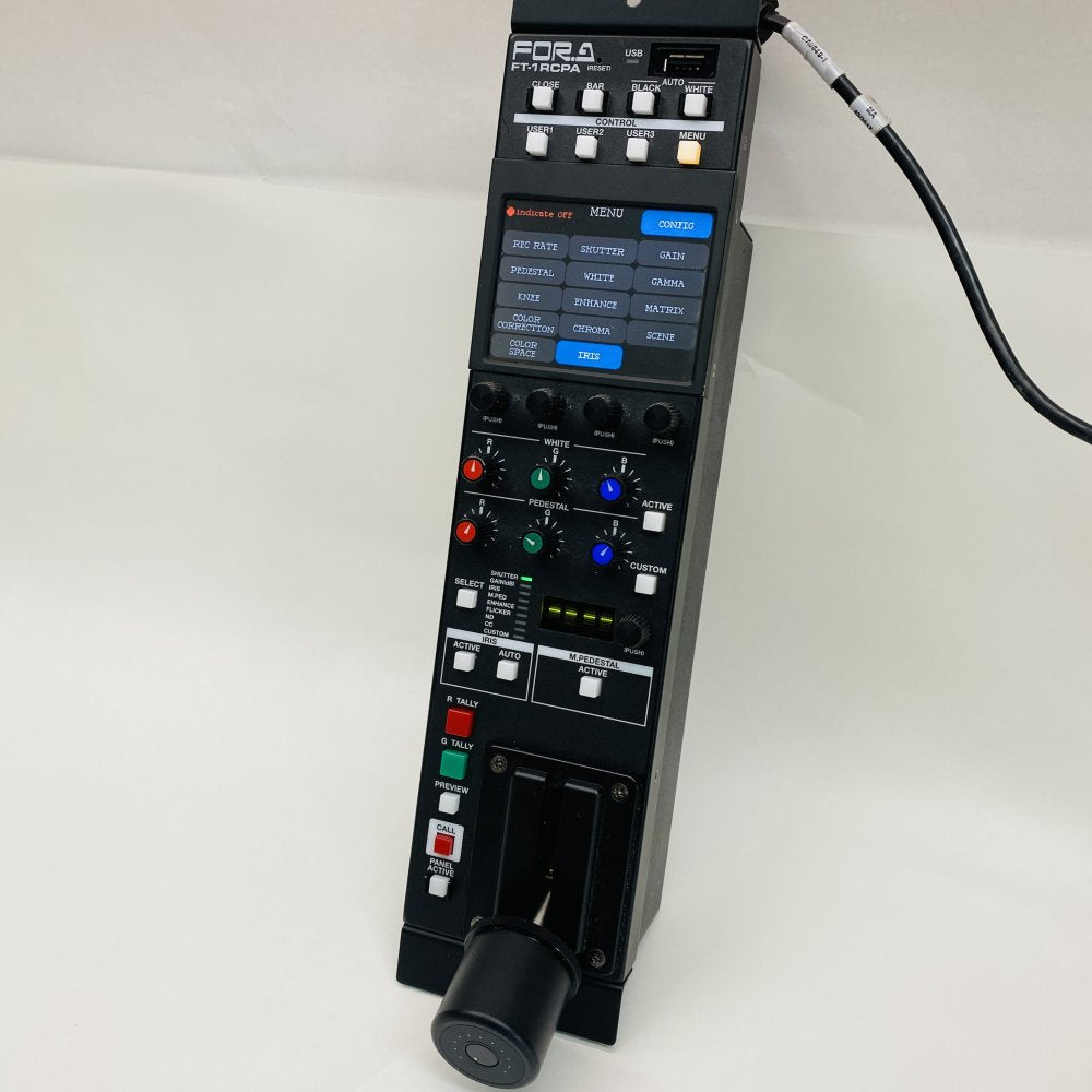 FOR-A FT-1RCPA Remote Control Panel USB Ethernet XLR LCD Broadcast Pro