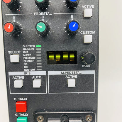 Broadcast Remote Camera Control Panel USB Ethernet XLR FOR-A FT-1RCPA LCD