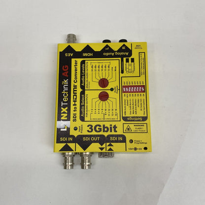 Broadcast SDI to HDMI Converter 3Gbit LYNXTechnik AG YellowBrik AES Analog USB