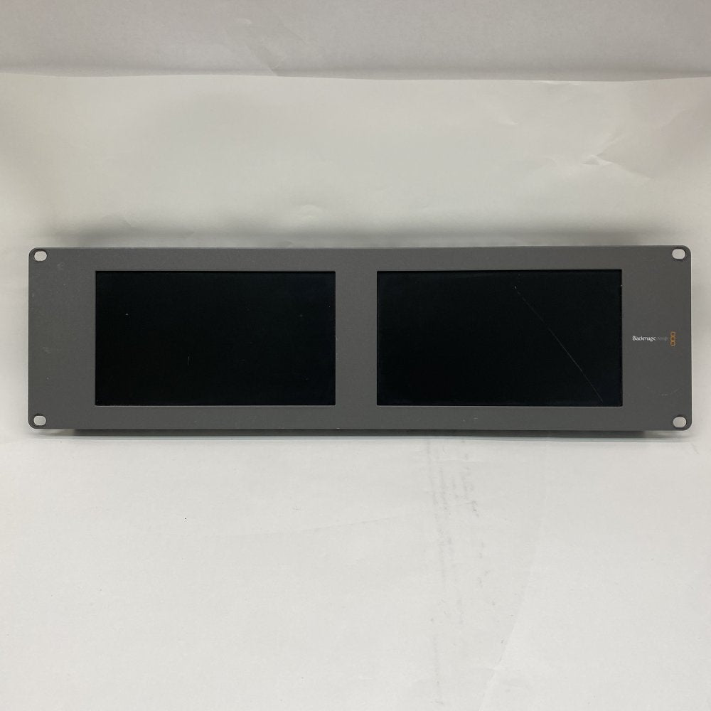 Broadcast Dual LCD SDI Ethernet USB Tally Rackmount Blackmagic SmartView Duo