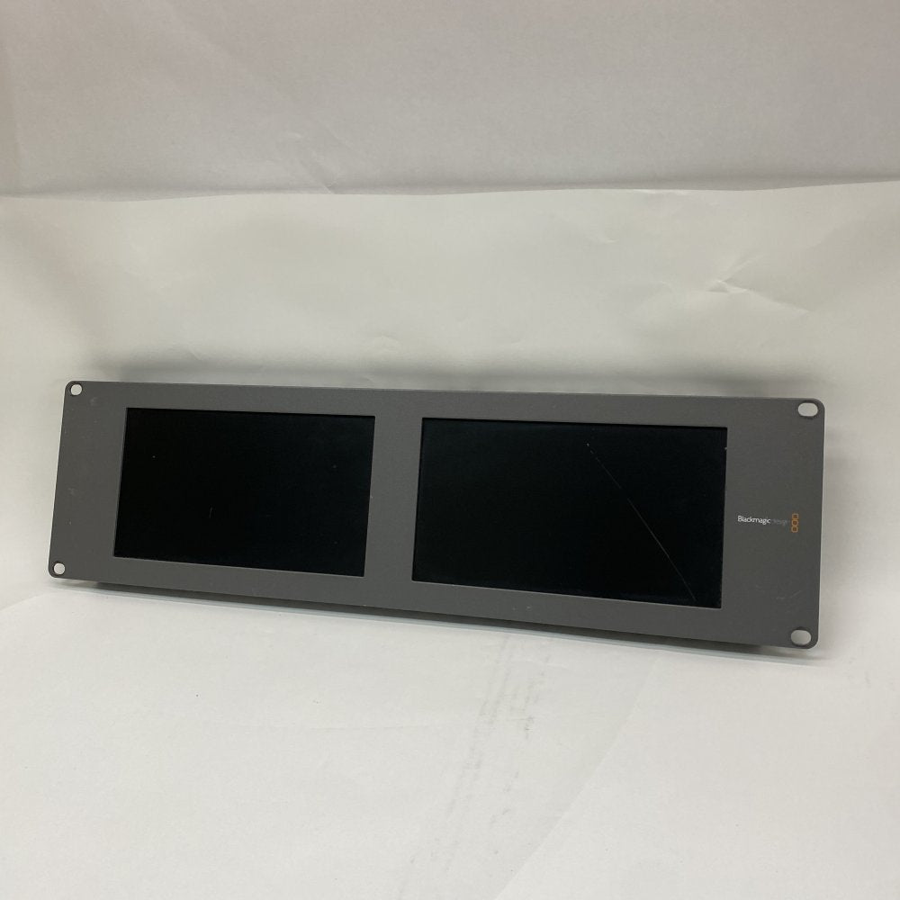 Broadcast Dual LCD SDI Ethernet USB Tally Rackmount Blackmagic SmartView Duo