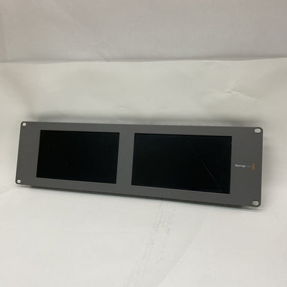 Broadcast Dual LCD SDI Ethernet USB Tally Rackmount Blackmagic SmartView Duo