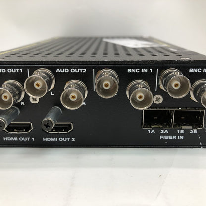 Broadcast HDMI Receiver SDI Fiber Ethernet Evertz 2432RX2-HDMI 1080p