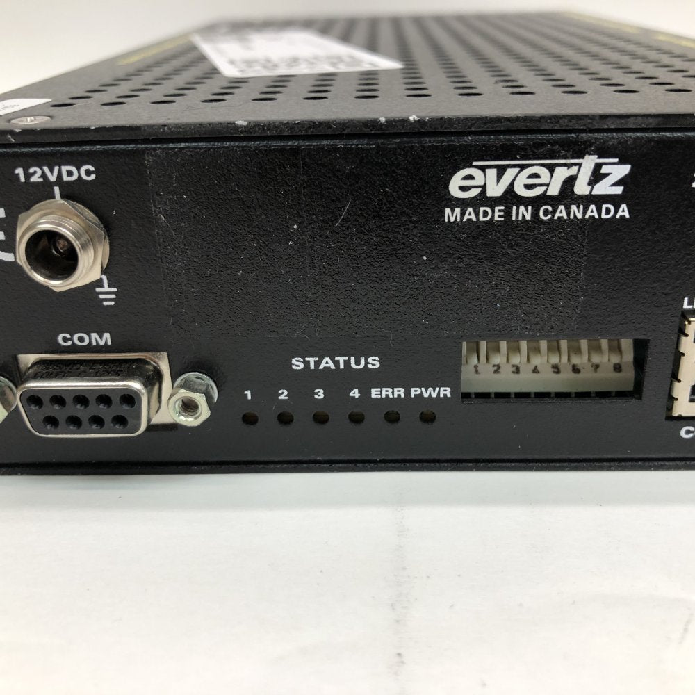 Broadcast HDMI Receiver SDI Fiber Ethernet Evertz 2432RX2-HDMI 1080p