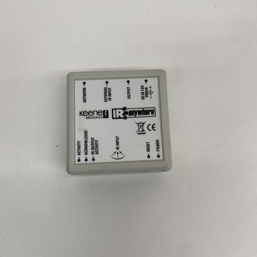 Network IR Extender IR over IP Ethernet RJ45 External IR Input Keene IRanywhere
