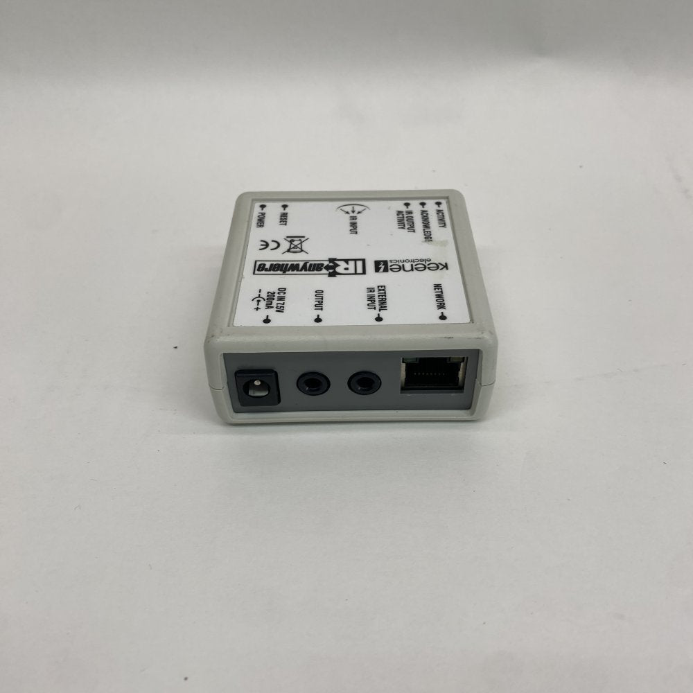 Network IR Extender IR over IP Ethernet RJ45 External IR Input Keene IRanywhere