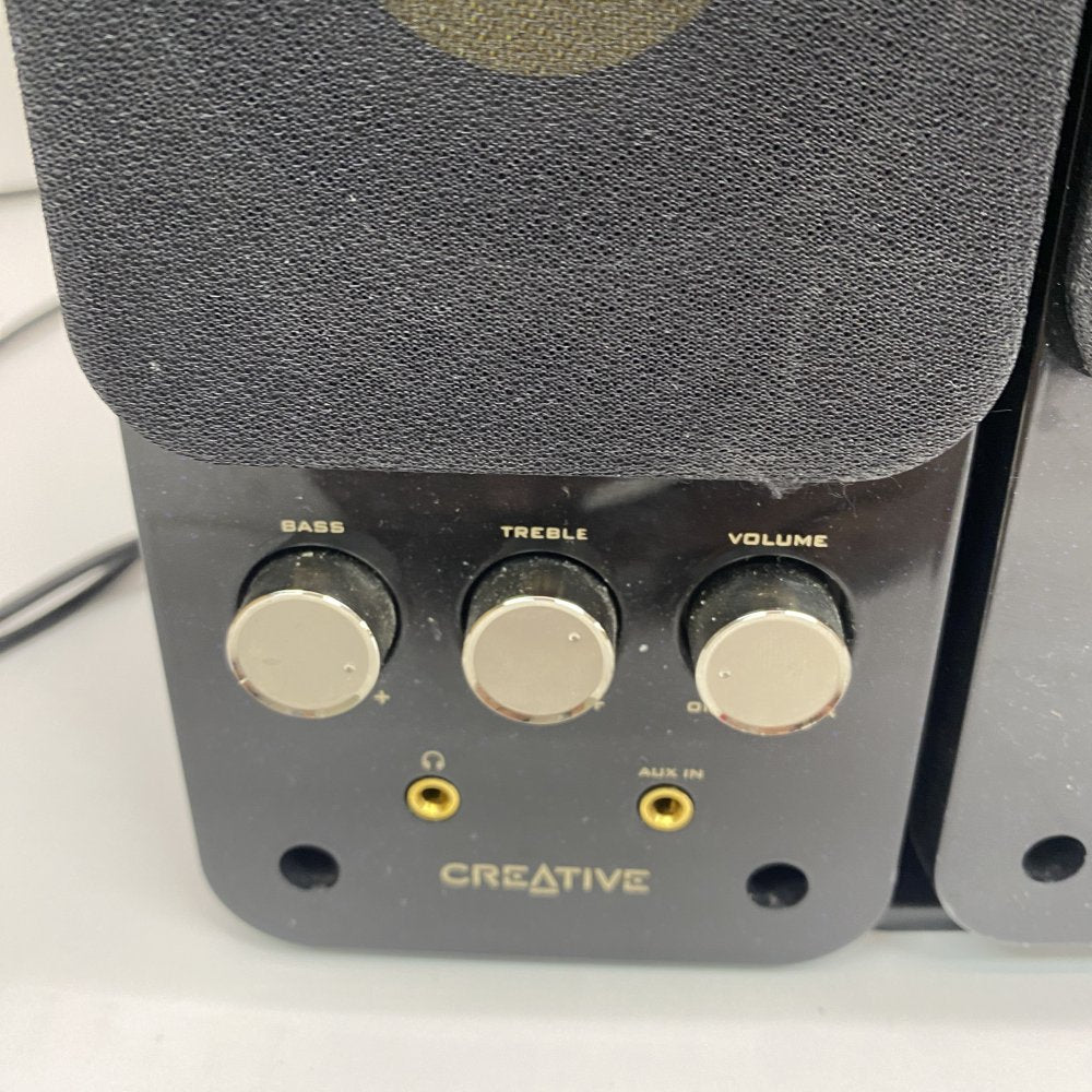 Active Stereo Speakers 3.5mm Aux Headphone Creative Gigaworks T40 Series II