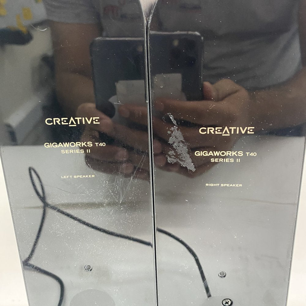 Active Stereo Speakers 3.5mm Aux Headphone Creative Gigaworks T40 Series II