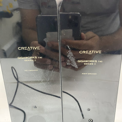 Active Stereo Speakers 3.5mm Aux Headphone Creative Gigaworks T40 Series II