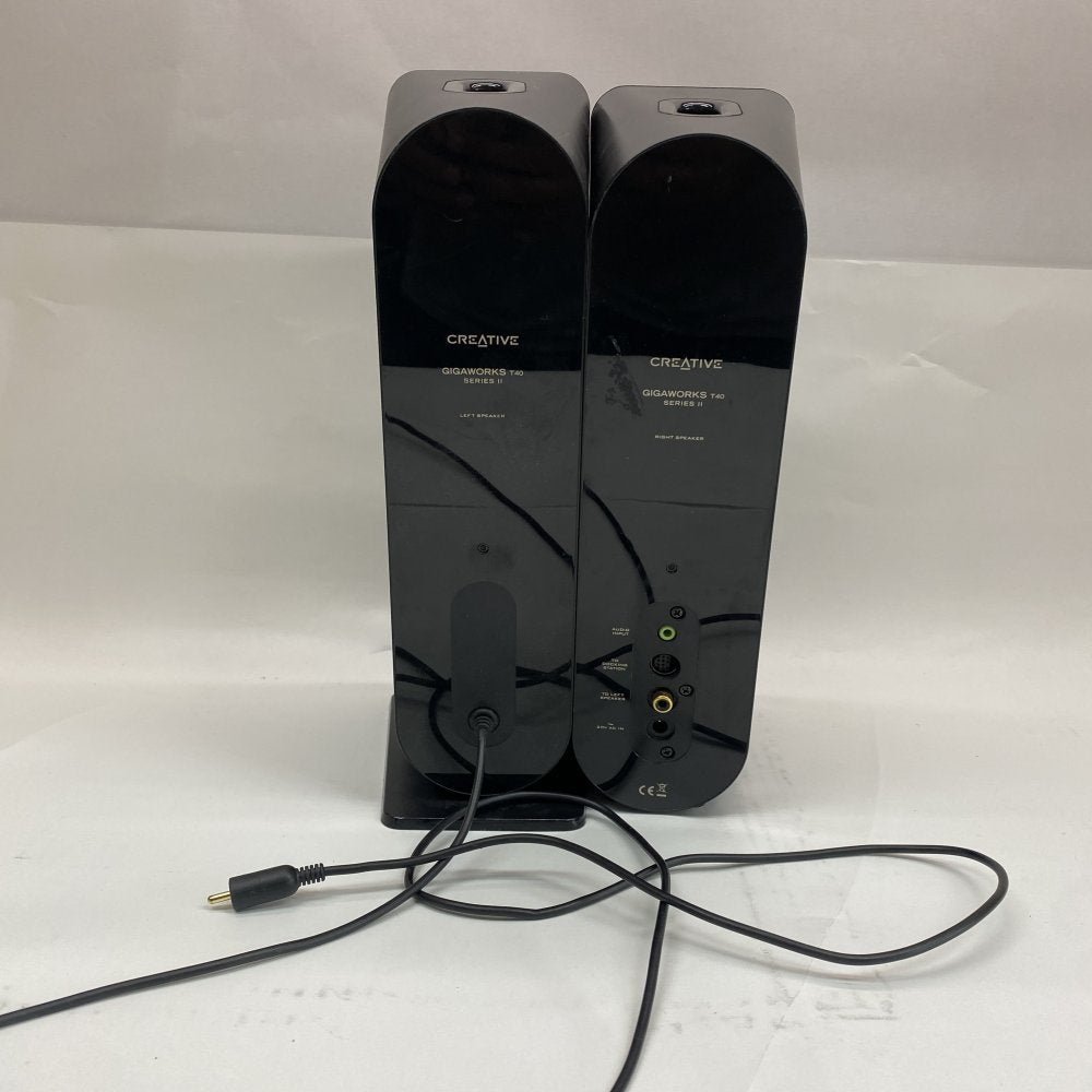 Active Stereo Speakers 3.5mm Aux Headphone Creative Gigaworks T40 Series II