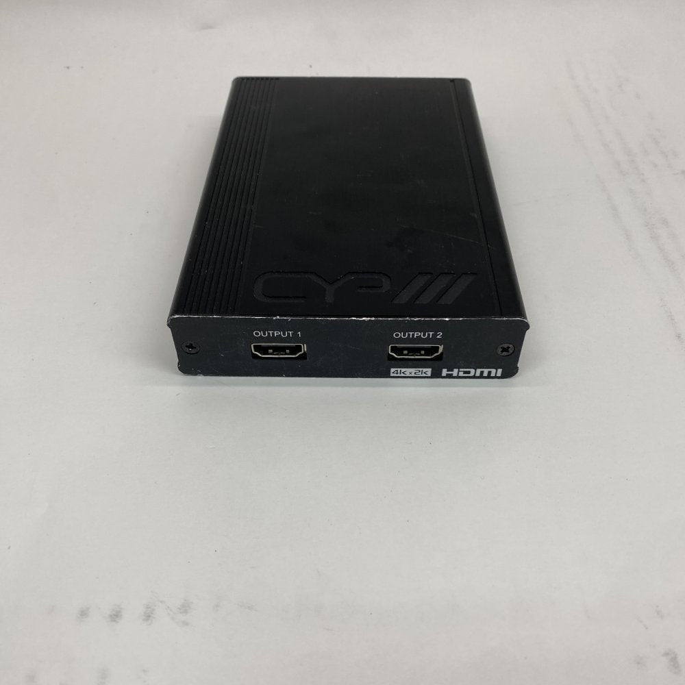 HDMI Splitter 1x2 4Kx2K 3840x2160 CYP QU-12S4K HDMI Input HDMI Outputs DC5V