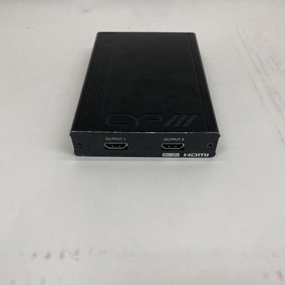 HDMI Splitter 1x2 4Kx2K 3840x2160 CYP QU-12S4K HDMI Input HDMI Outputs DC5V