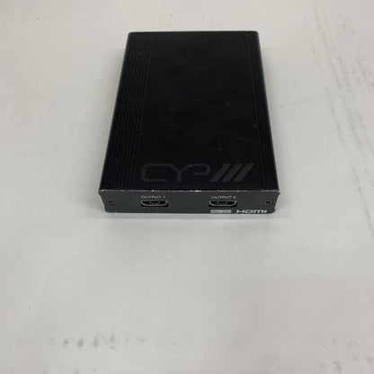 HDMI Splitter 1x2 4Kx2K 3840x2160 CYP QU-12S4K HDMI Input HDMI Outputs DC5V