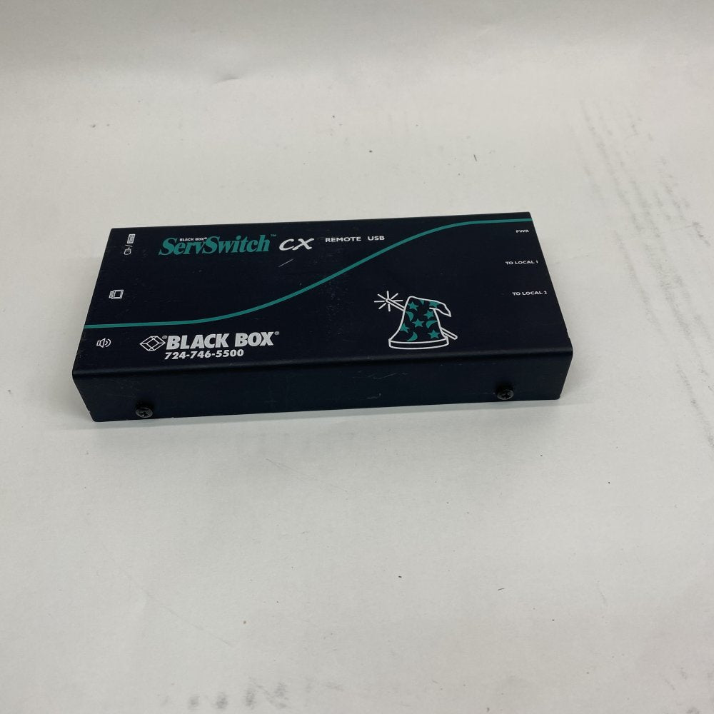 Black Box ServSwitch CX Remote USB KVM Switch VGA USB Audio Ethernet