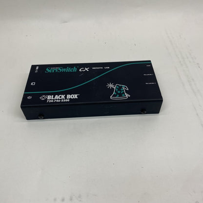 Black Box ServSwitch CX Remote USB KVM Switch VGA USB Audio Ethernet