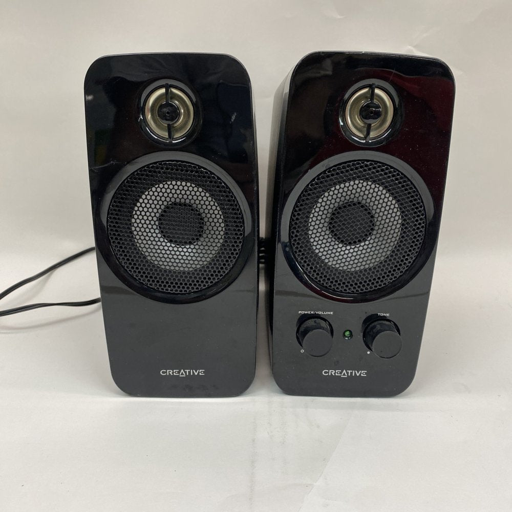 Creative Inspire T10 2.0 Stereo Speakers Aux Input No Power Included