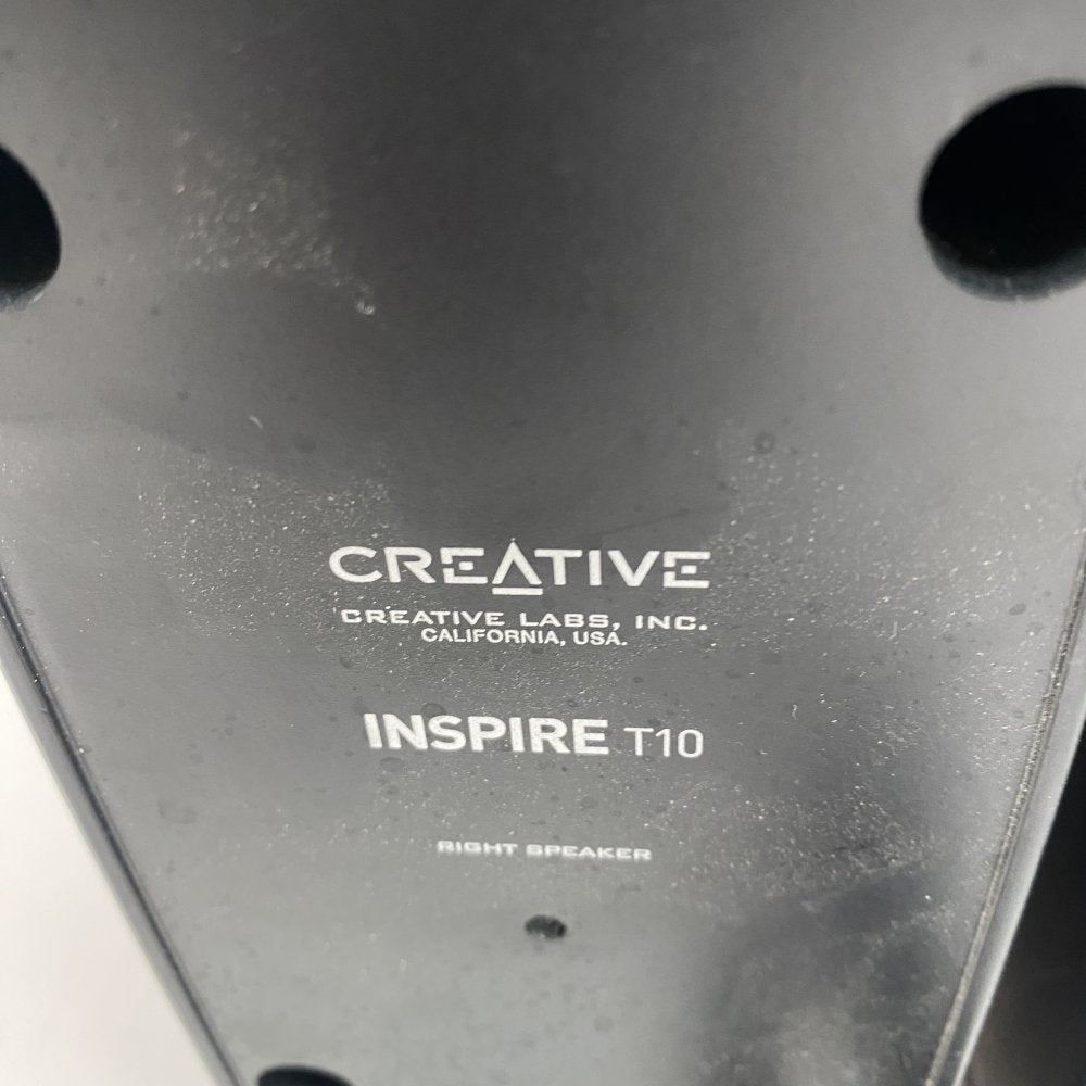 Stereo Desktop Speakers 2.0 Aux 3.5mm DC Powered Creative Inspire T10 Pair